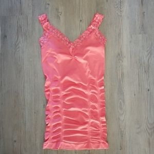 COPY - Kismet coral lace trim tank
